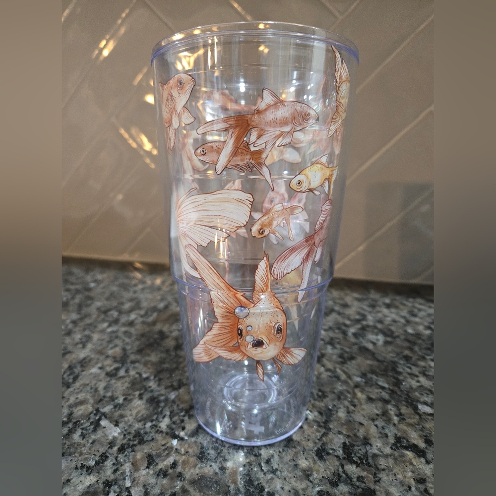 Tervis 24oz Here Fishy Fishy Tumbler without the lid